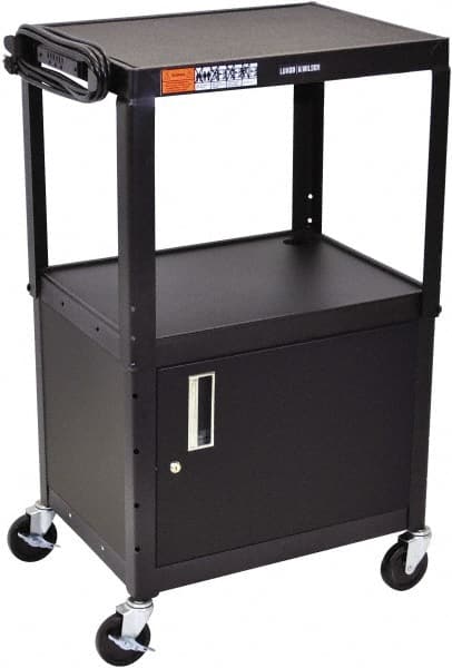 Standard Utility Cart: Steel, Black MPN:AVJ42C