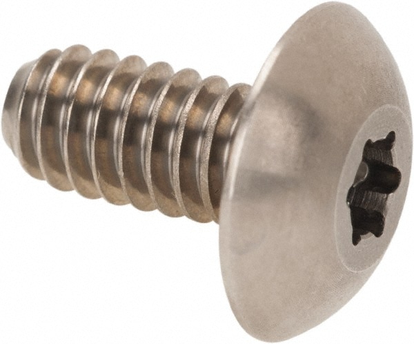 1/4-20 Thread Screw, Truss Head, Torx Drive, Stainless Steel Sex Bolt MPN:IEH4592SS