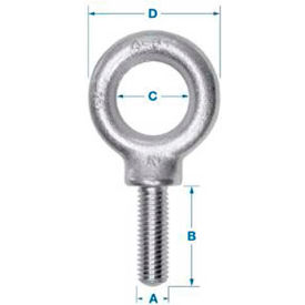 Ken Forging K2021-ZN - Carbon Eyebolt - 1/4-20 - 1