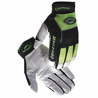 Mechanics Gloves White/Hi-Vis Lime M PR MPN:2980-4