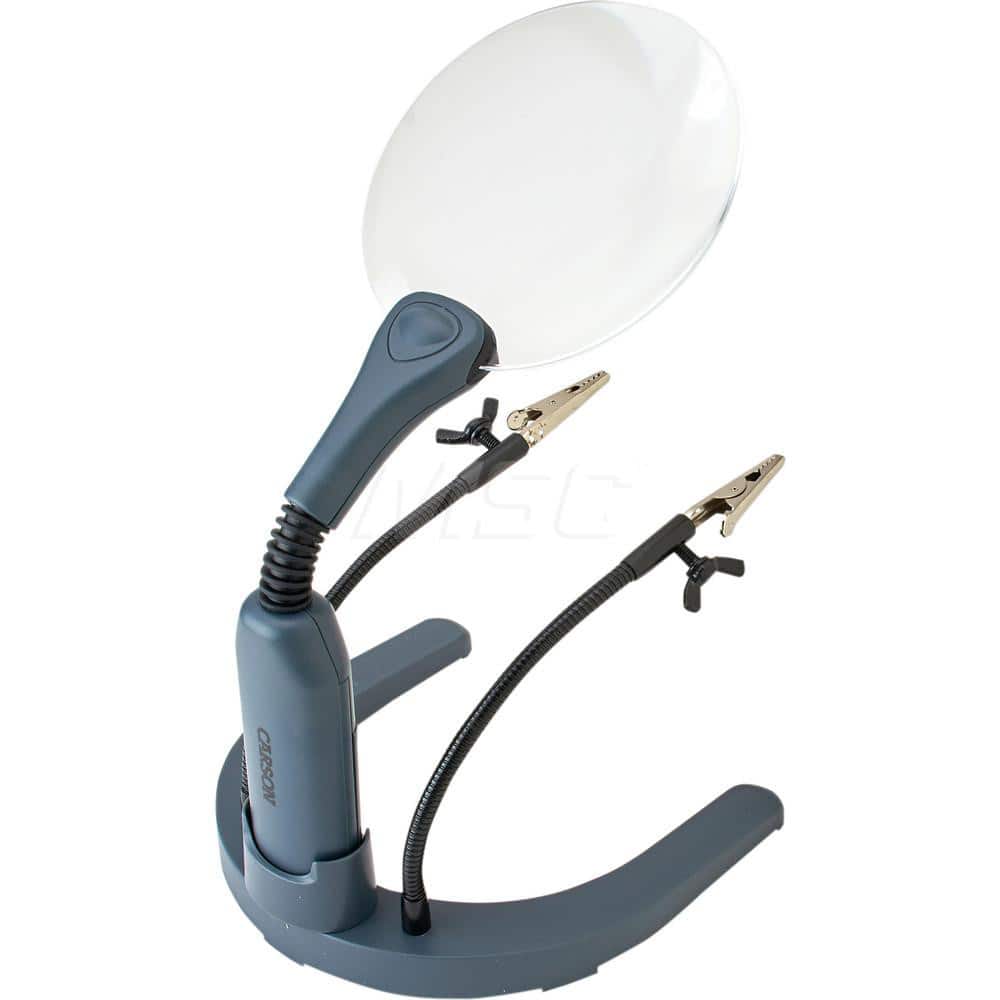 Handheld Magnifiers, Mount Type: Stand, Handheld , Number Of Magnification Levels: 1 , Maximum Magnification: 2x , Focal Distance: 9.8in  MPN:GN-88