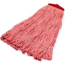 Carlisle® High Grade Looped End Mop w/ ACME Thread Connection Red - Pkg Qty 12 369440B05