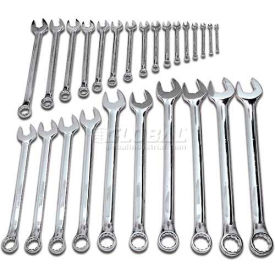 Urrea SAE Combination Wrench Set 120080 6 & 12 Pt 1/4 - 2