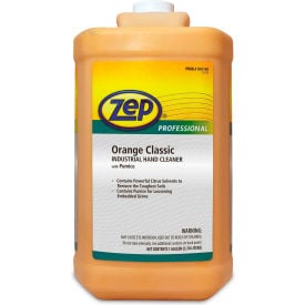 Zep Professional Orange Classic Industrial Hand Cleaner W/ Pumice 4 Gal. Bottles - 1046475 1046475