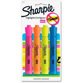 Sharpie® Accent Tank Highlighter Nontoxic Chisel Tip Yellow/Orange/Blue/Pink Ink 4/Pack 25174PP