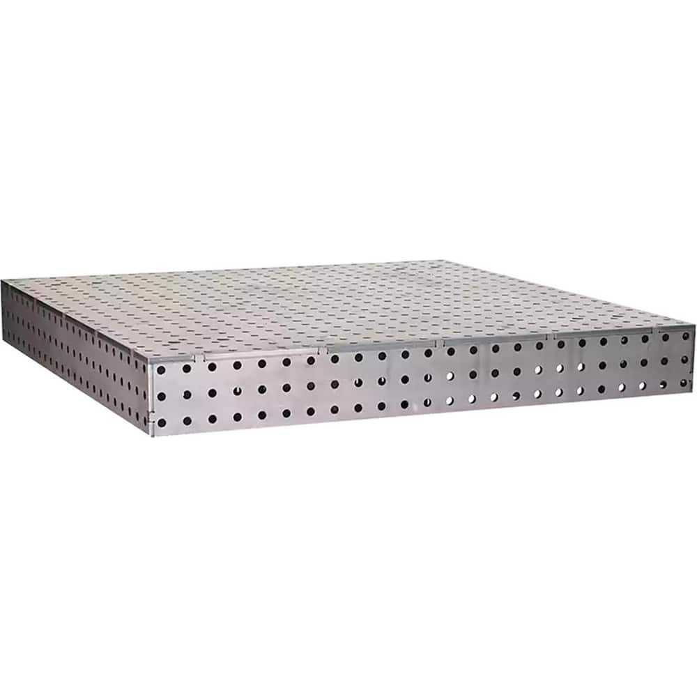 Welding Tables, Overall Width: 48 in , Overall Length: 48 in , Shape: Square , Maximum Load Capacity: 6000.00 , Material: Steel  MPN:78909500