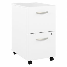 Bush Business Furniture 2 Drawer Mobile Pedestal Cabinet 15-11/16