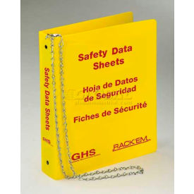 Horizon Mfg. Tri Lingual Three Ring SDS Binder 3008 1-1/2