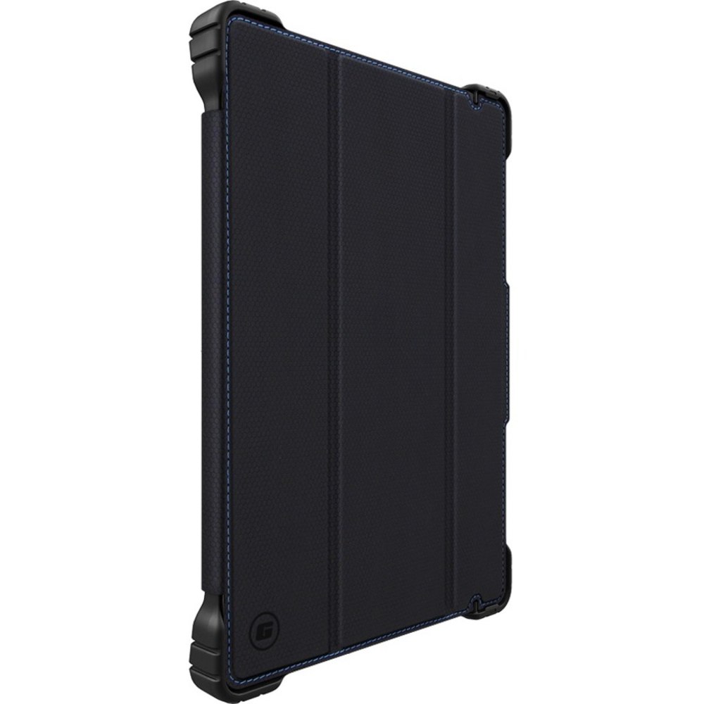 Gumdrop Hideaway Folio Carrying Case (Folio) for 10.2in Apple iPad (8th Generation), iPad (7th Generation) Tablet - Black (Min Order Qty 2) MPN:03A008