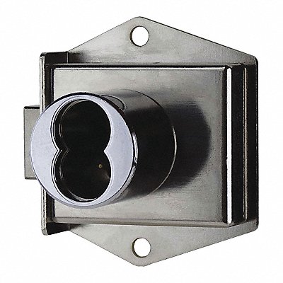 Interchang Core Dead Bolt Silv Rectang MPN:72523