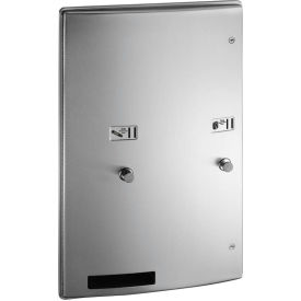 ASI® Roval™ Recessed Dual Sanitary Dispenser Free Operation - 10-204684-F 10-204684-F