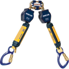 3M™ DBI-SALA® 3101275 Nano-Lok Twin Self Retracting Lifeline 6'L 420 Cap Lbs 3101275
