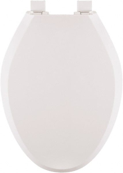 18.6 Inch Long, 1-3/4 Inch Inside Width, Polypropylene, Elongated, Closed Front with Cover, Toilet Seat MPN:3800SC-001