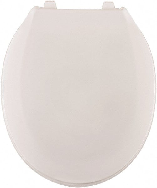 16-3/4 Inch Long, 2 Inch Inside Width, Polypropylene, Regular, Closed Front with Cover, Toilet Seat MPN:440TM-001