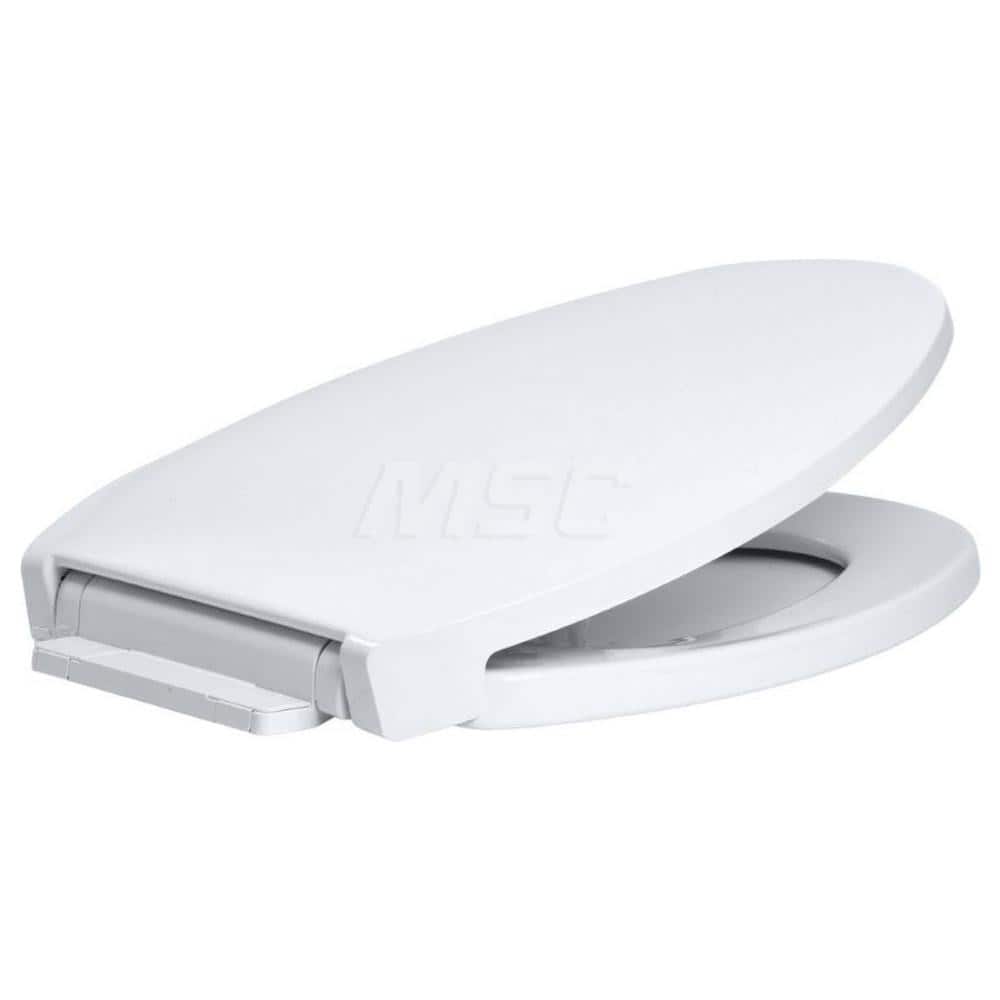 Toilet Seats, Type: Closed Front w/ Cover , Style: Elongated , Material: Plastic , Color: Crane White , Outside Width: 14-1/2 (Inch) MPN:DS1700SC-301
