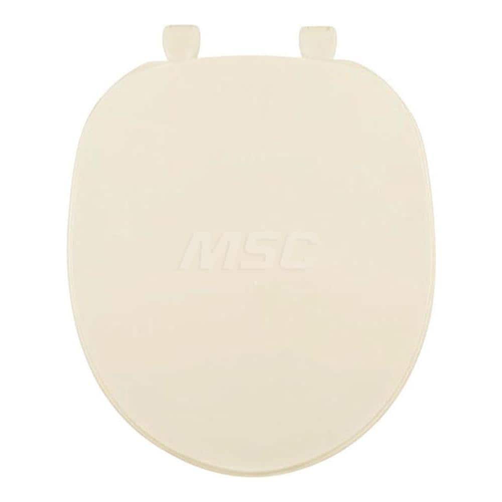Toilet Seats, Type: Closed Front w/ Cover , Style: Round , Material: Plastic , Color: Biscuit , Outside Width: 14 (Inch) MPN:DS200-416