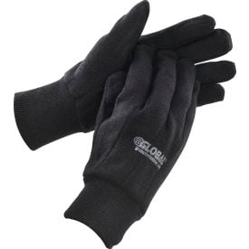 GoVets™ Cotton Jersey Gloves Brown Men's 12 Pairs 356L708