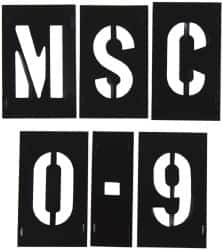 2 Inch Characters, PVC Plastic Stencil Set MPN:10190