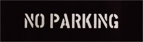 2 Inch Characters, No Parking, Plastic Stencil MPN:12401