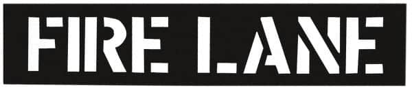 Facility Stencils, Stencil Type: Message Only , Character Height: 12in , Overall Height: 18in  MPN:12432