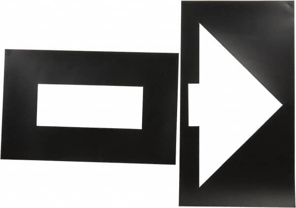 Facility Stencils, Stencil Type: Graphic/Symbol Only , Character Height: 8in , Overall Height: 21in  MPN:12436