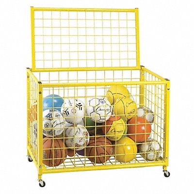 Game Ball Locker 42 inLx24 inW Yellow MPN:LRCL