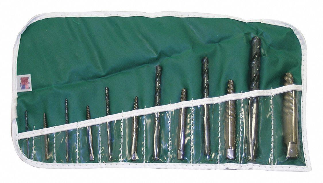 Screw Extractor Set 12pc HSS Pouch MPN:65040