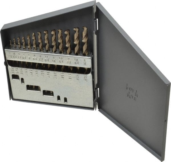 Drill Bit Set: Jobber Length Drill Bits, 13 Pc, 135 ° MPN:57851