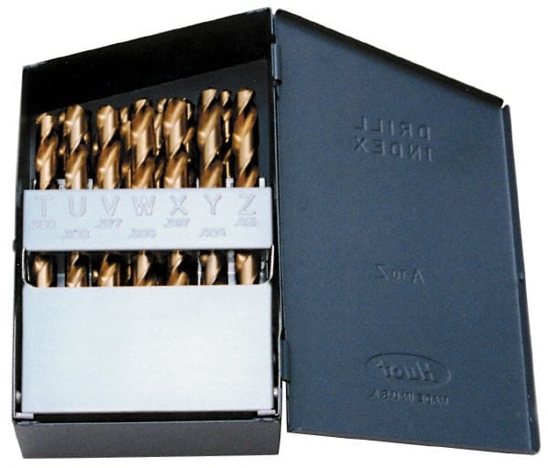 Drill Bit Set: Jobber Length Drill Bits, 26 Pc, 118 ° MPN:69883