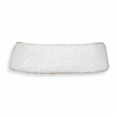 HeadSweatband White Universal Terrycloth MPN:6550