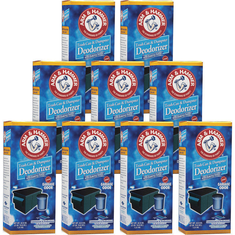Arm & Hammer Original Trash Can And Dumpster Deodorizer, 42.6 Oz Bottle, Case Of 9 (Min Order Qty 2) MPN:3320084116CT