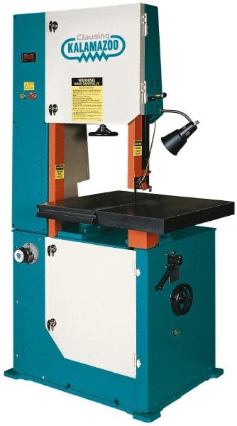 Vertical Bandsaw: Variable Speed Pulley Drive, 20