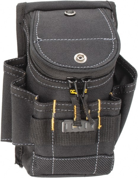 Tool Pouch: 6 Pockets, Polyester, Black MPN:1523