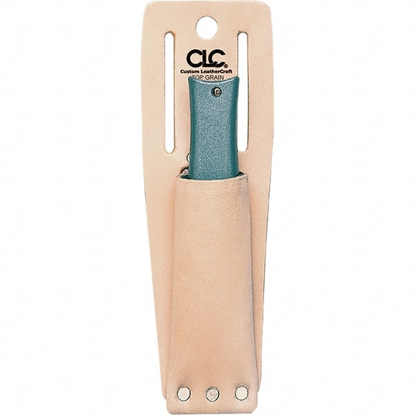 Sheath: 1 Pocket, Leather, Natural MPN:453