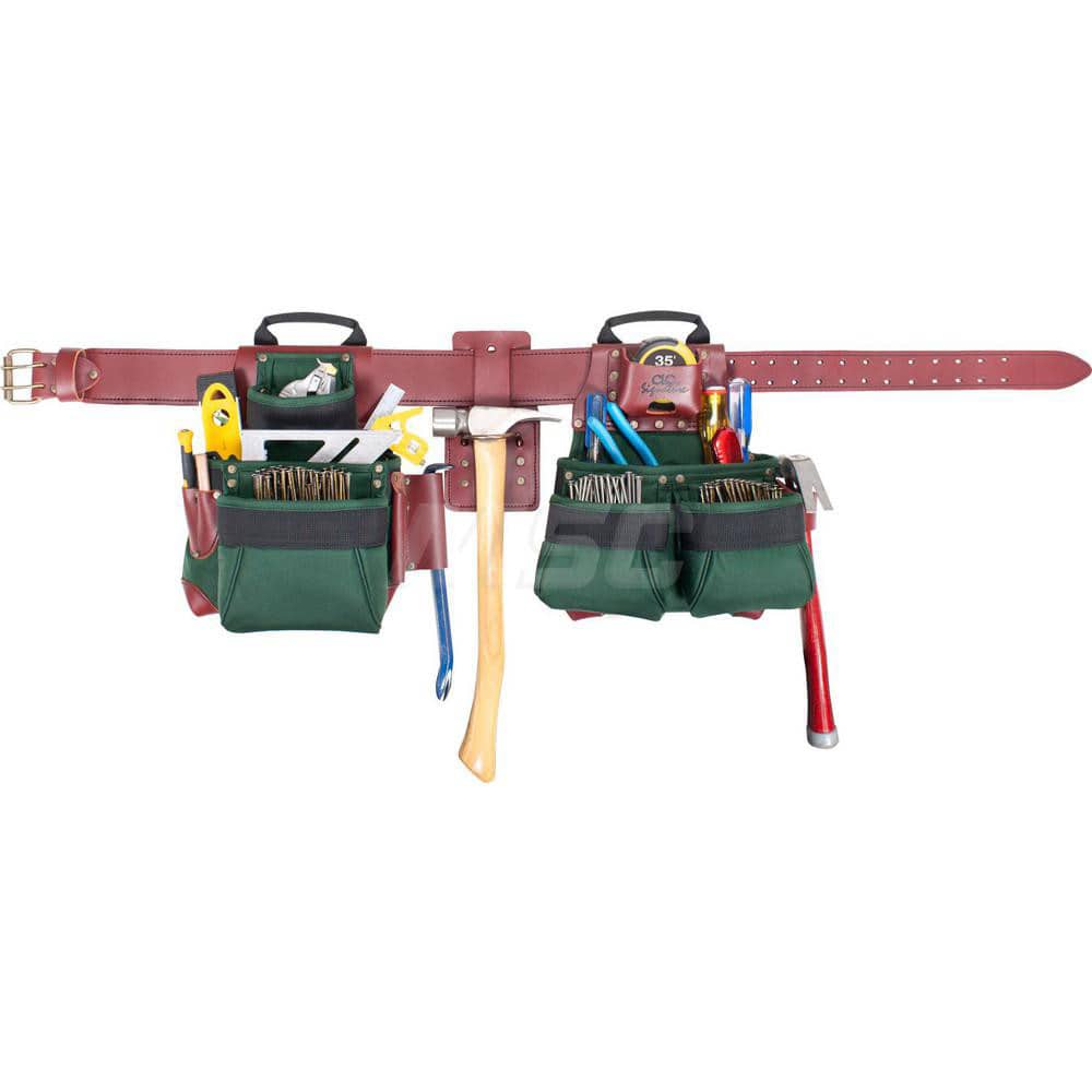 Tool Aprons & Tool Belts, Tool Type: Tool Rig , Minimum Waist Size: 40 , Maximum Waist Size: 52 , Material: Ballistic Nylon, Leather  MPN:54531X