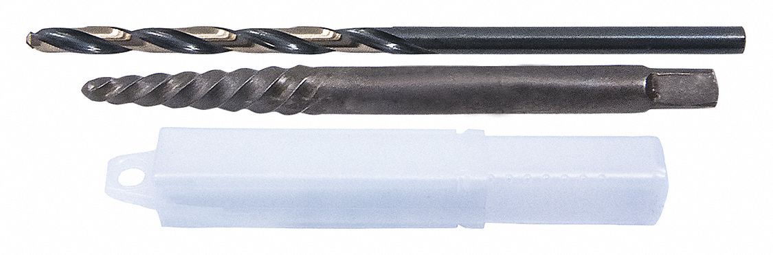Screw Extractor Set 2pc HSS Plastic Tube MPN:C22312