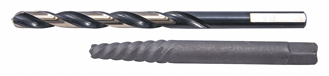 Screw Extractor Set 2pc HSS Plastic Tube MPN:C22314
