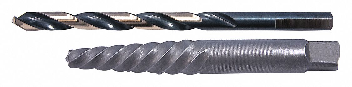 Screw Extractor Set 2pc HSS Plastic Tube MPN:C22315