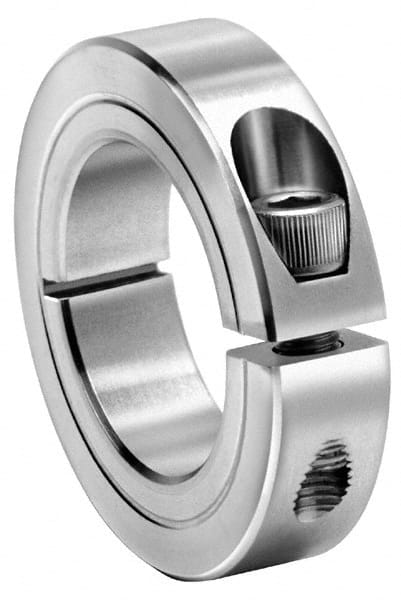 Shaft Collar: One Piece Split Shaft, 1.563
