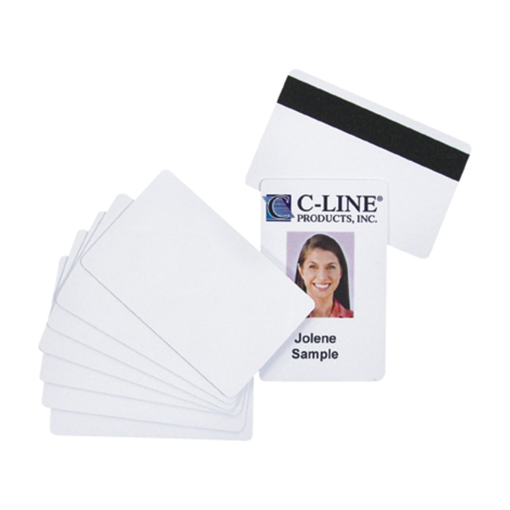 C-Line Graphics Quality Video Grade PVC Card - 100/PK, 89007 (Min Order Qty 4) MPN:89007