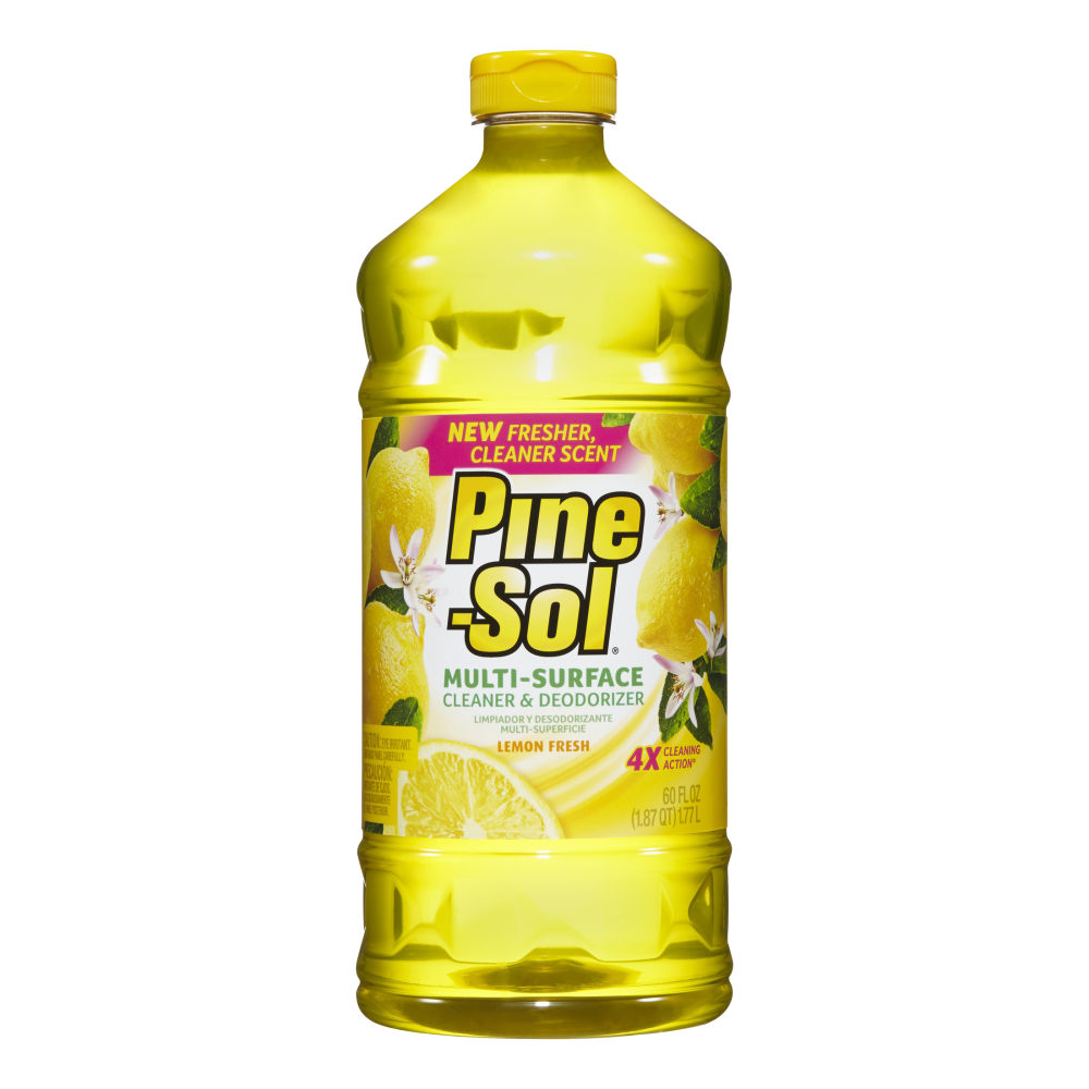 Pine-Sol All-Purpose Cleaner, Lemon Fresh Scent, 60 Oz Bottle (Min Order Qty 9) MPN:40239