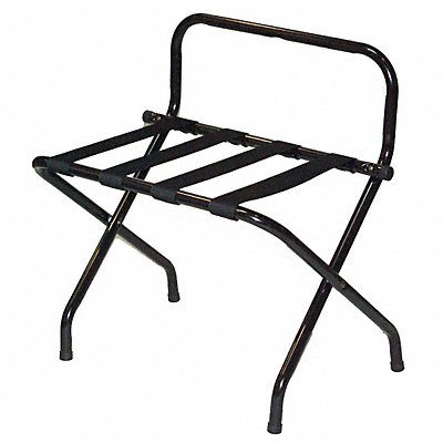 Luggage Rack High Back Black PK6 MPN:1055BL-BL