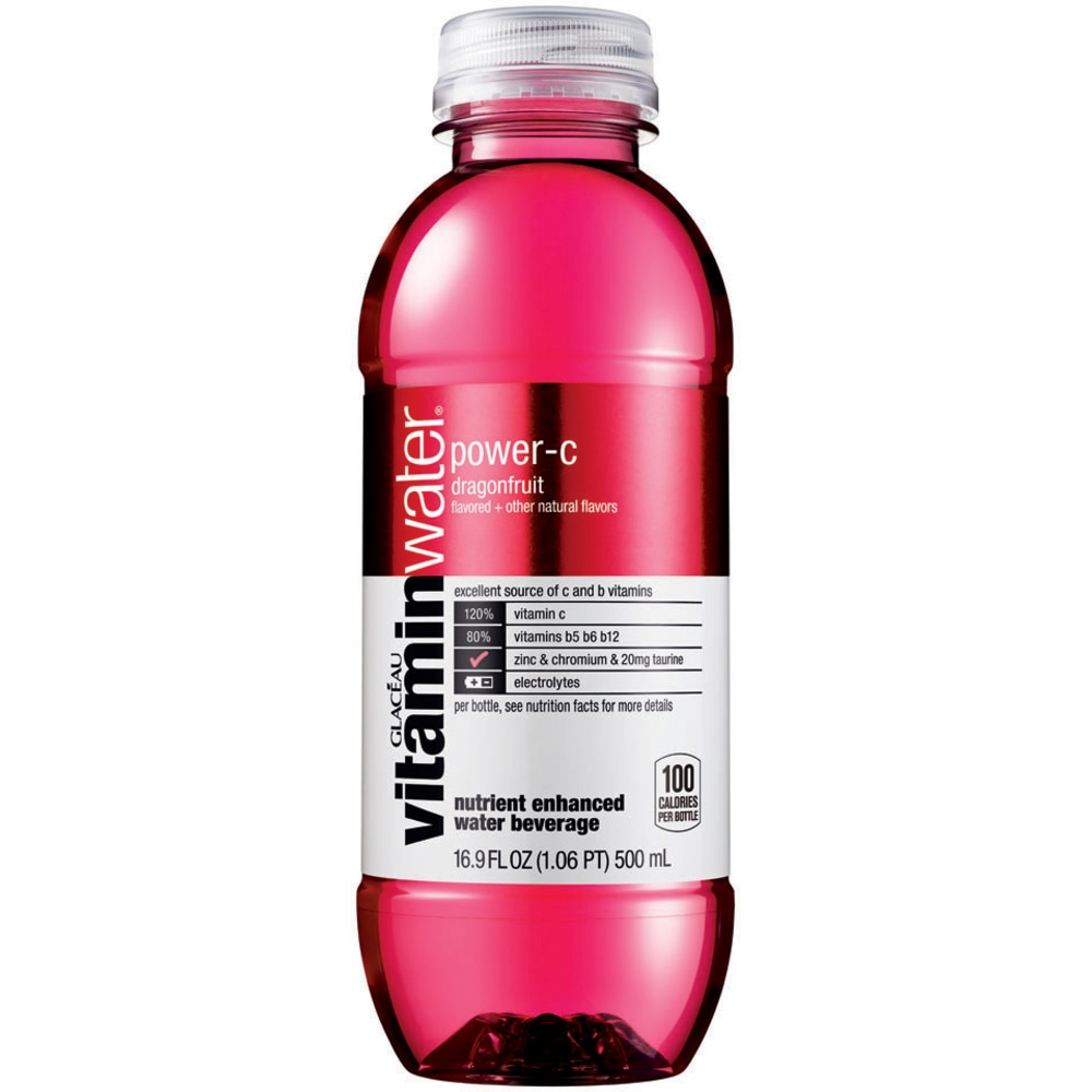 glaceau vitaminwater Power C, 16.9 Oz, Pack Of 24 MPN:142717CA