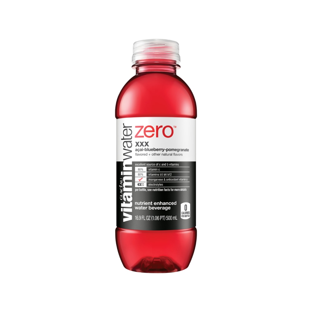 glaceau vitaminwaterzero XXX with A ai-Blueberry-Pomegranate Flavor, 16.9 Oz, 1 Bottle MPN:786162003515