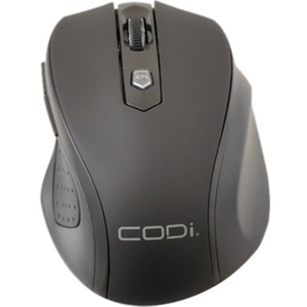 CODi Wireless Optical Nano Mouse - Mouse - optical - 2 buttons - wireless - RF - USB wireless receiver - black (Min Order Qty 4) MPN:A05013