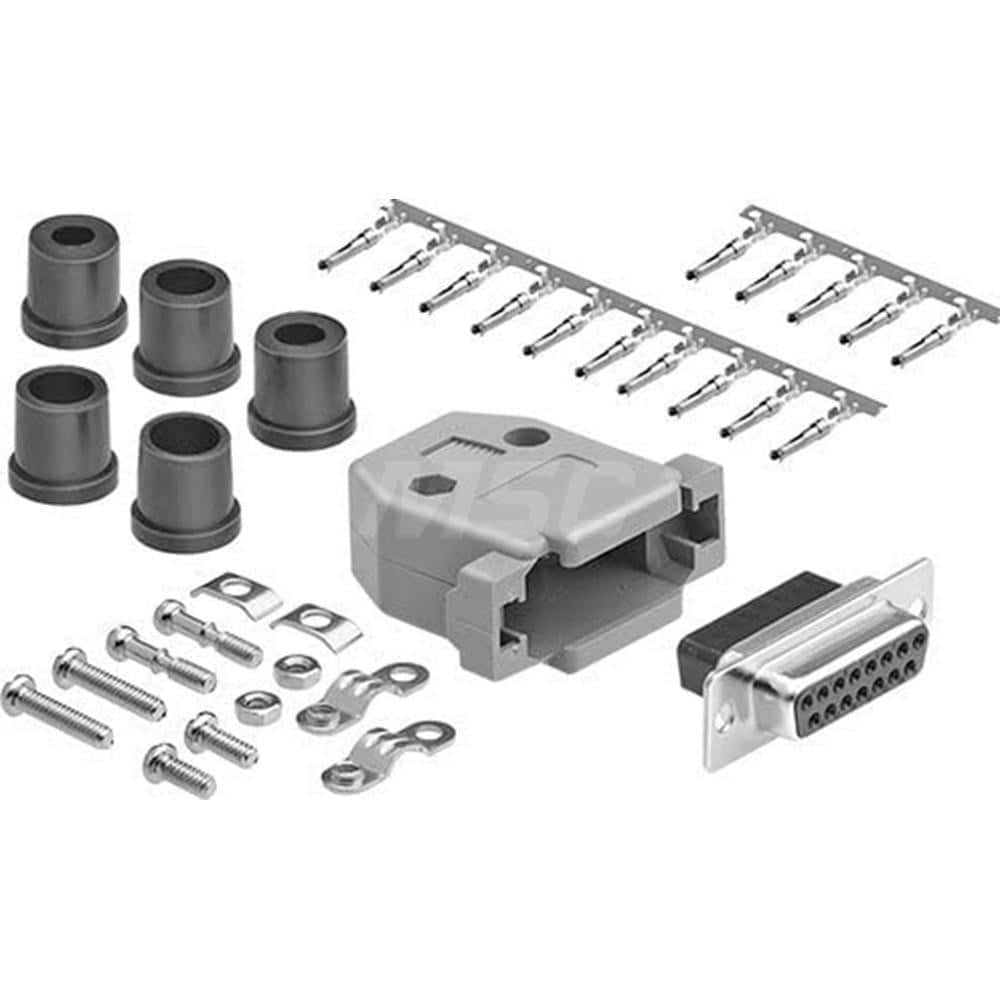 Female D-Sub RS-232 Serial DB15 Adapter MPN:DCT-15FP-KIT