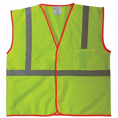 J6013 U-Block Vest Class1 Yellow/Grn L/XL MPN:53YK48
