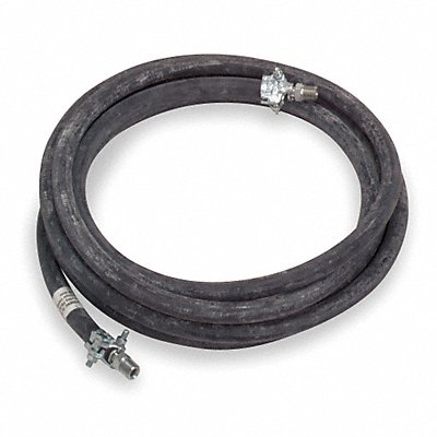 Steam Hose 3/4 ID x 25 ft L Black MPN:53907012402598