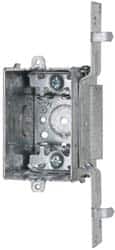 Electrical Switch Box: Steel, Rectangle, 3
