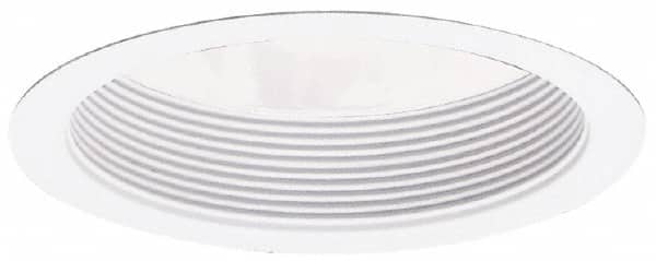 7-3/4 Inch Wide, Water Resistant, White Fixture Baffle Trim MPN:406WWB